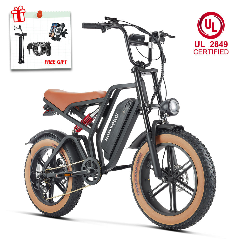 Happyrun Tank G60 UL 2849 Certified Electric Dirt Bike Fat Tire All Terrain