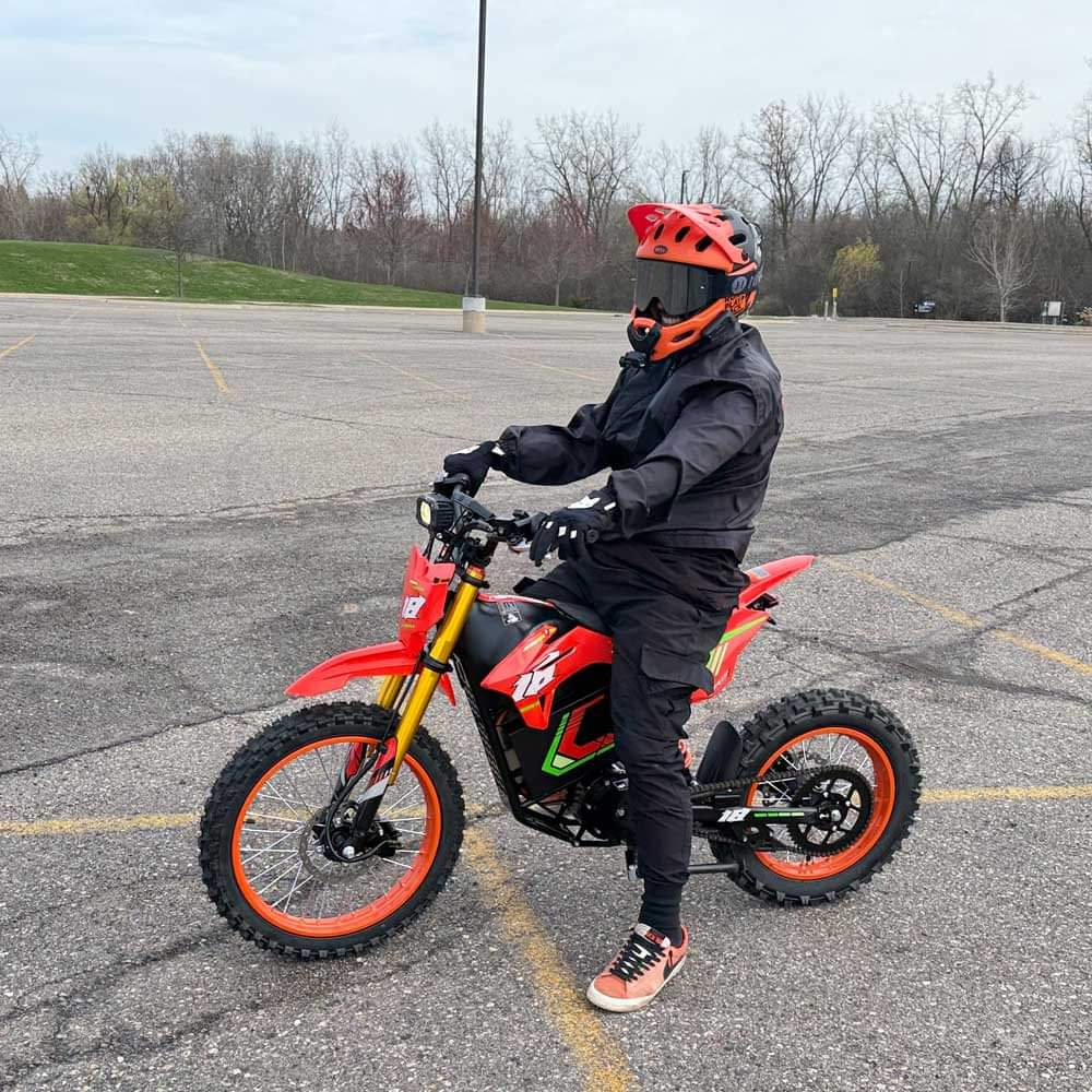 HappyRun F18 2.0 High-Speed 46 MPH Electric Off-Road Bike