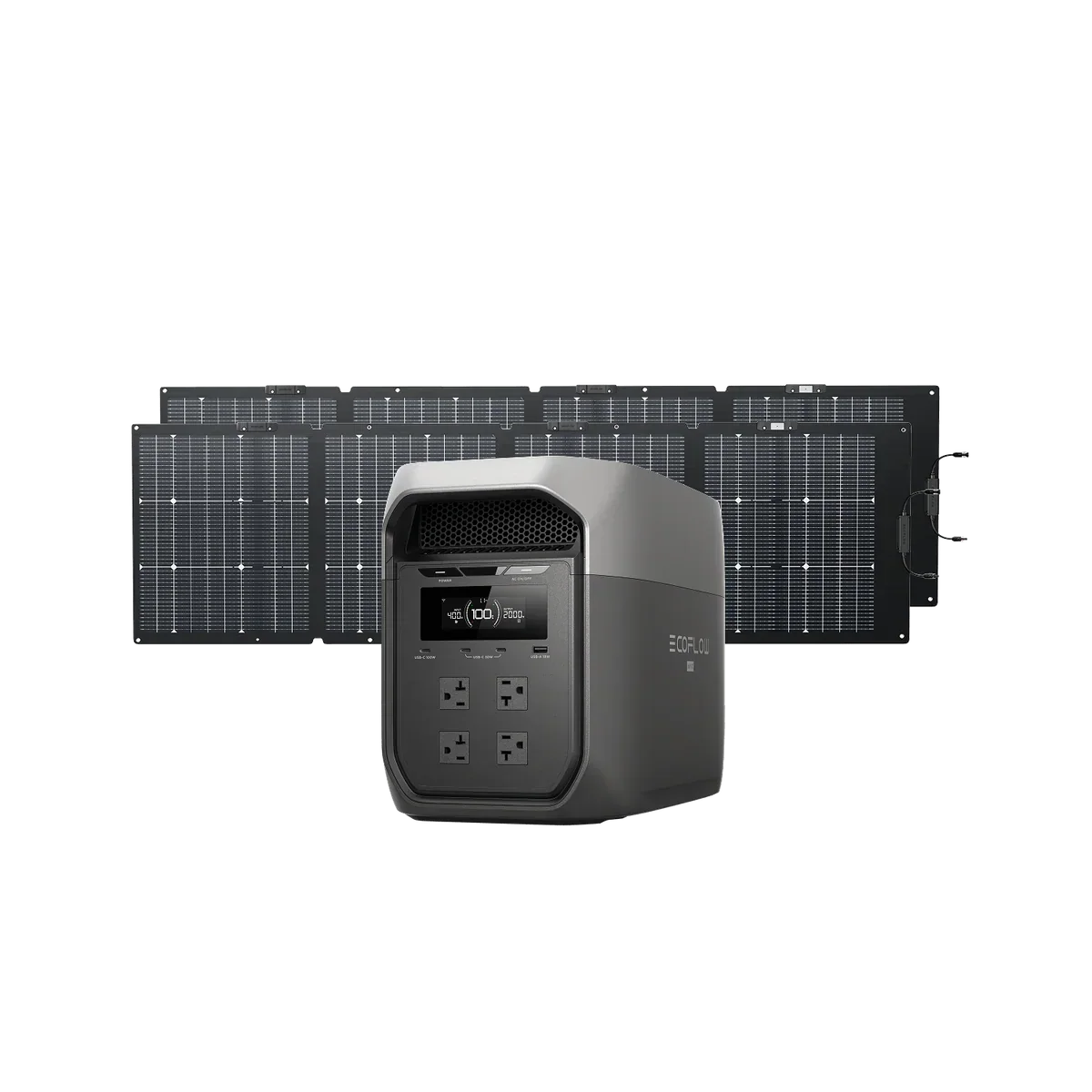 DELTA 3 Max (Gray) + 220W Solar Panel